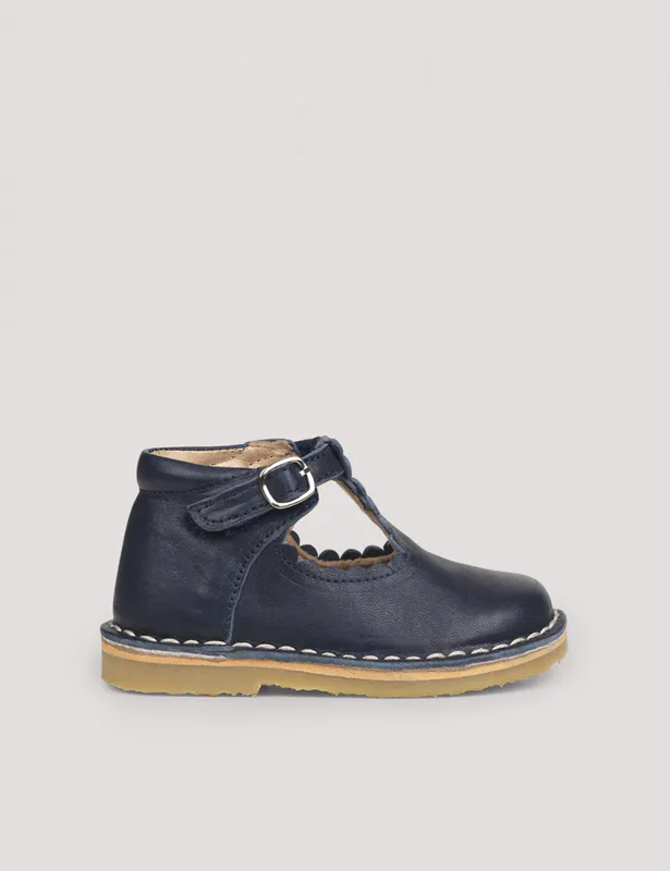 T-BAR SCALLOP - NAVY