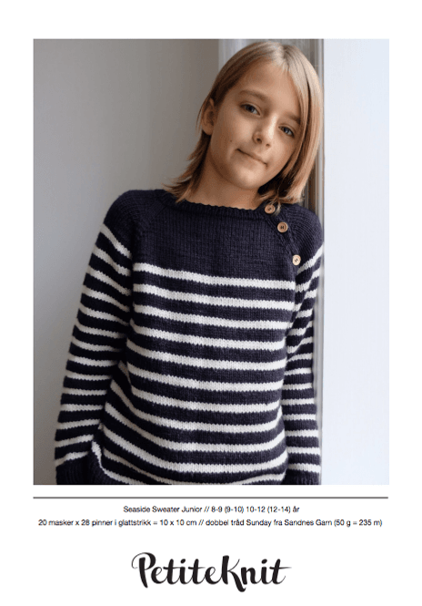 Hovedbilde SEASIDE SWEATER JUNIOR - oppskrift